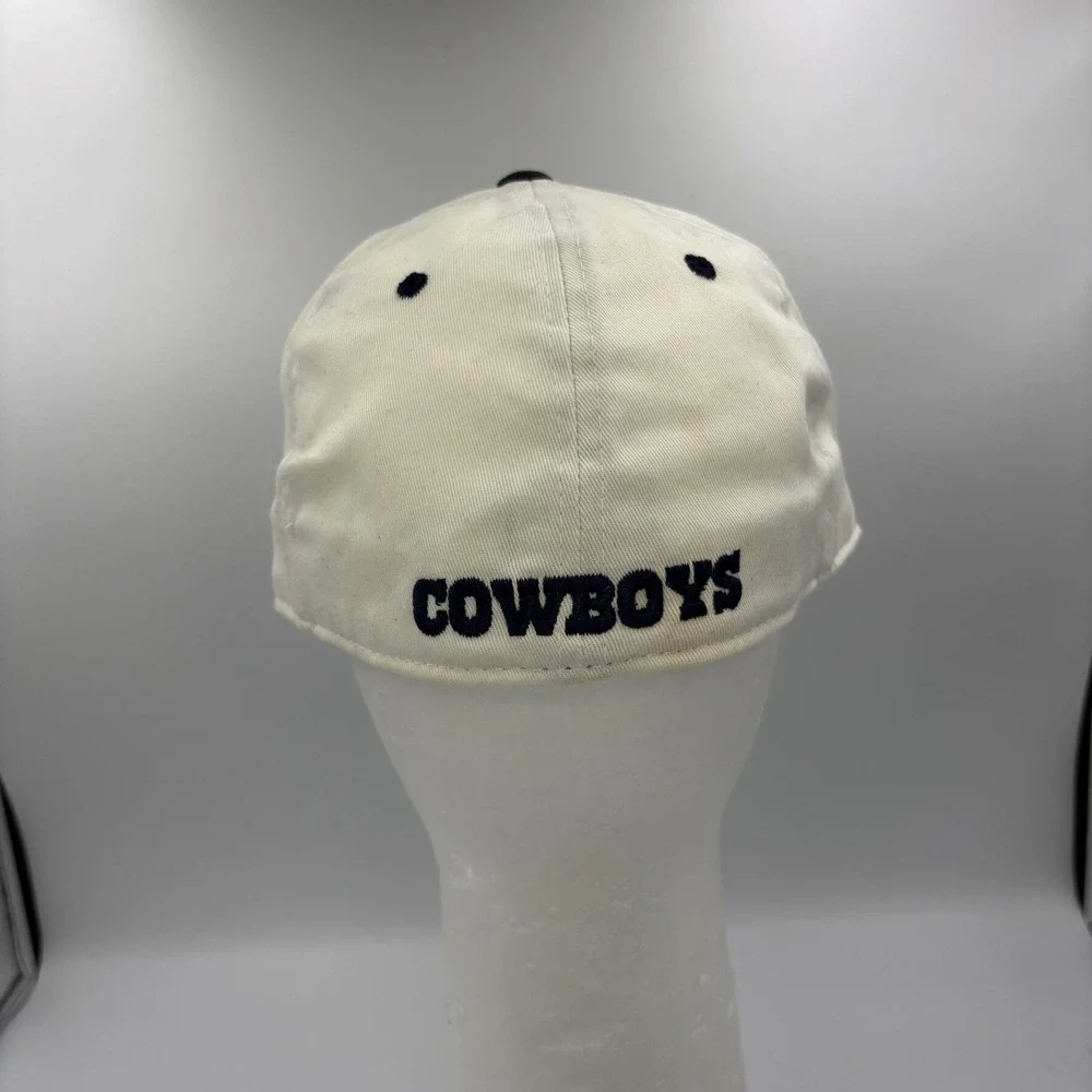 Dallas Cowboys Hat Cap Fitted Mens One Size Blue Gray White NFL Football Stretch